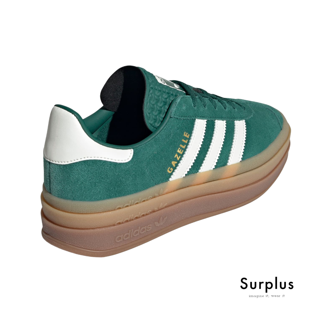 Adidas Gazelle Bold Green/Cloud White/Gold Metallic