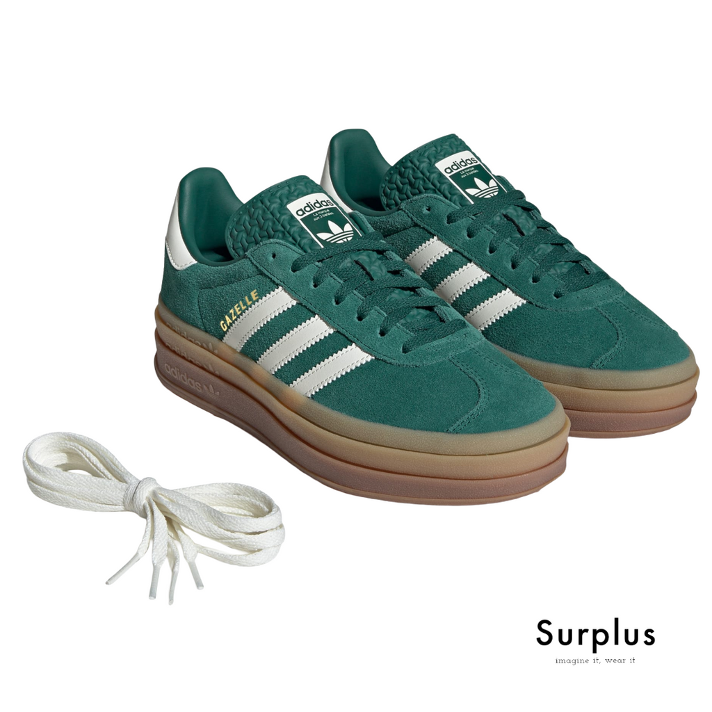 Adidas Gazelle Bold Green/Cloud White/Gold Metallic