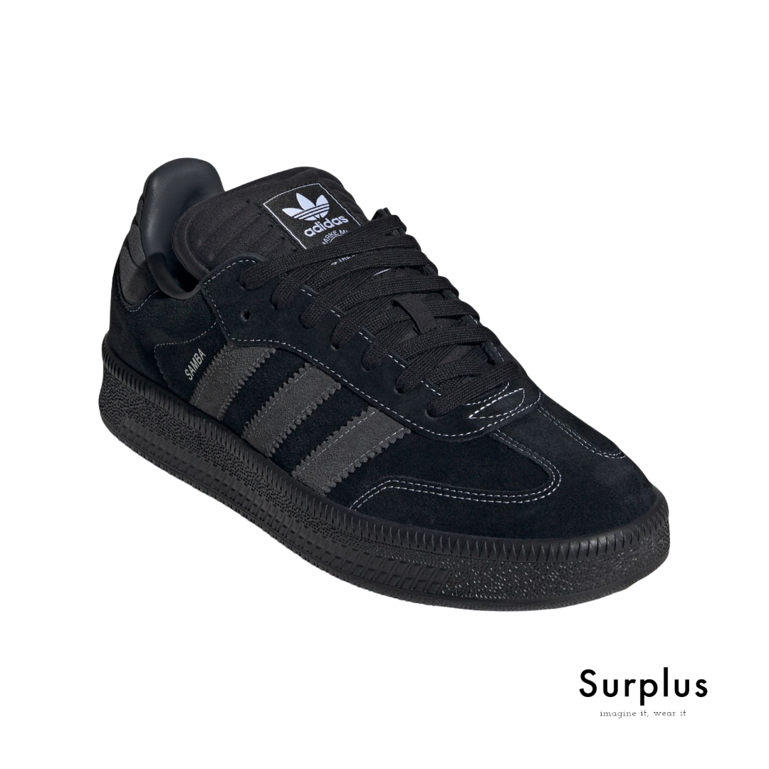 Adidas Samba XLG Black & Carbon Suede