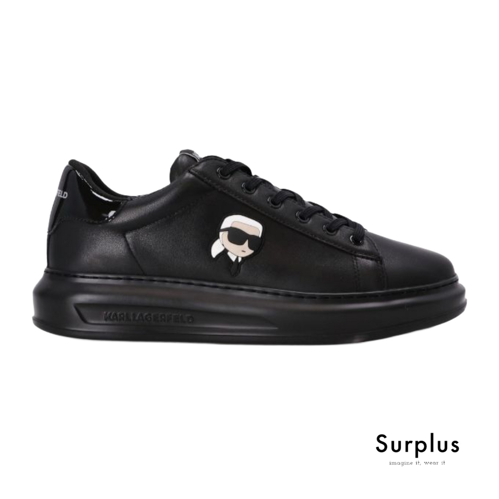 Karl Lagerfeld Kapri Black Leather