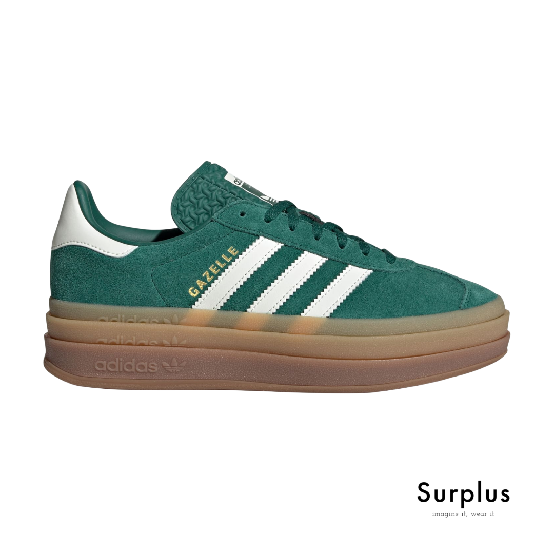 Adidas Gazelle Bold Green/Cloud White/Gold Metallic