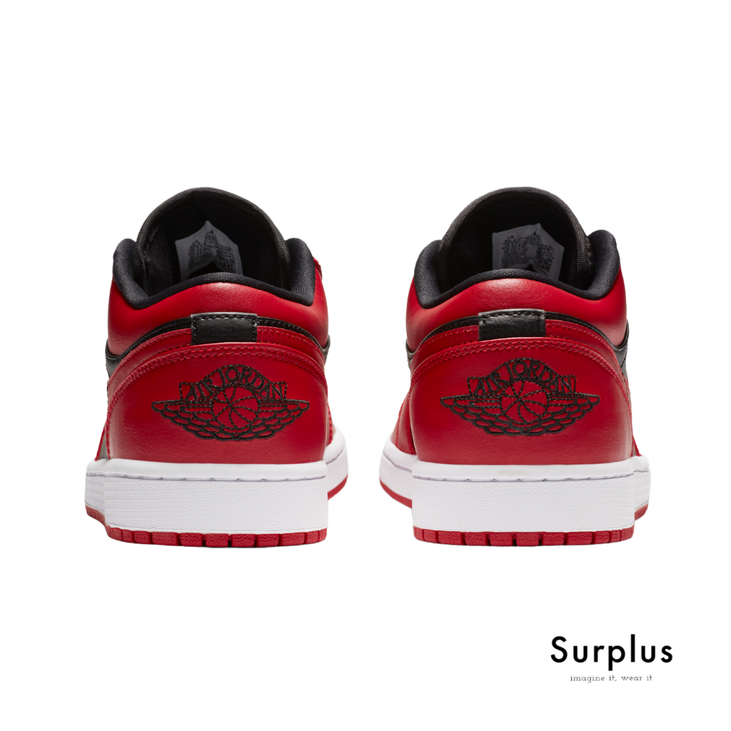 Jordan 1 Low Reverse "Red & Black" Bred