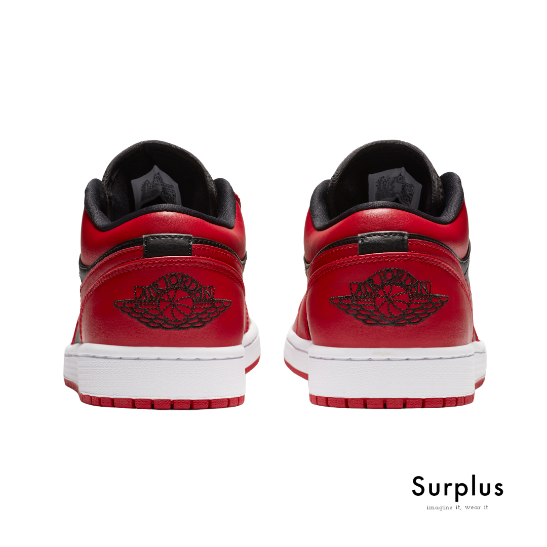 Jordan 1 Low Reverse "Red & Black" Bred