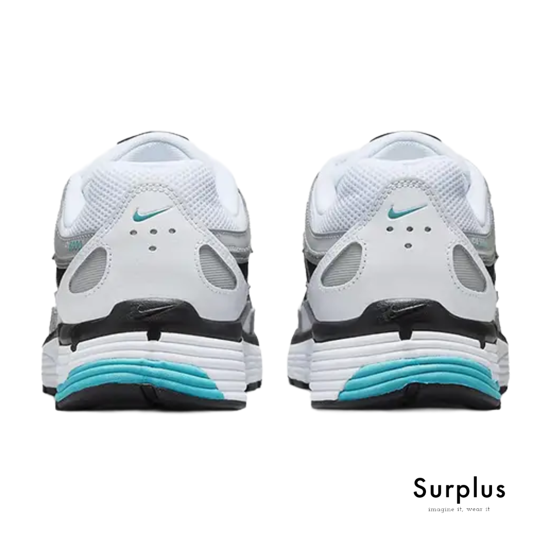 Nike P-6000 White /Metallic Silver/ Black/Dusty Cactus