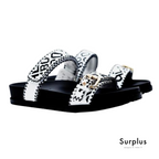 Culture Mule Sandals Black & White