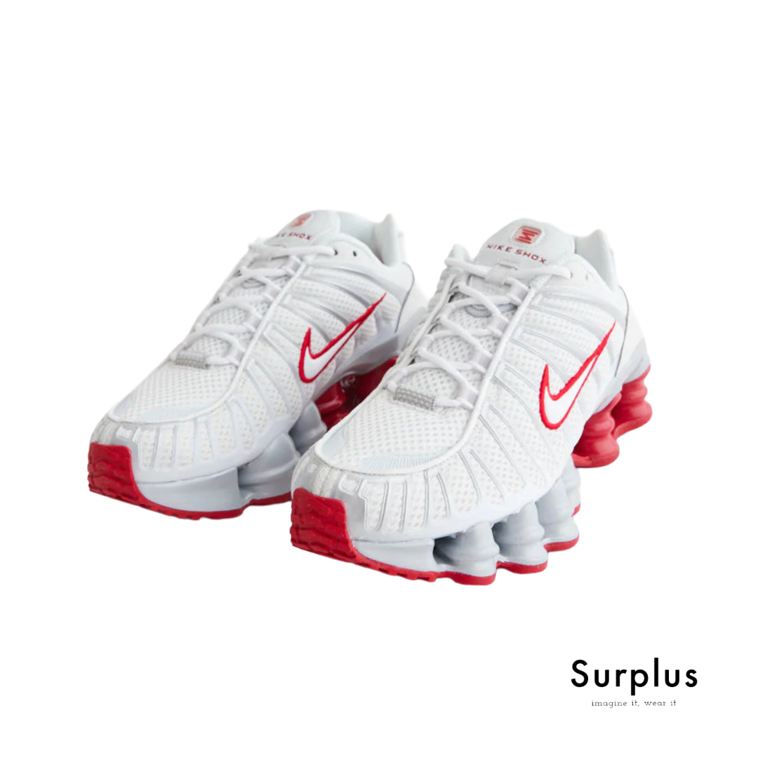 Nike Shox Platinum Tint /Gym Red