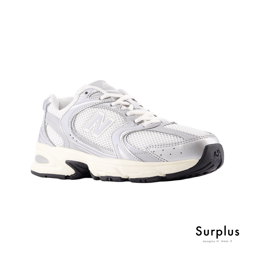 New Balance 530 Light Grey & White Clourway