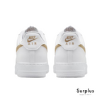 Nike Airforce 1 '07 White "Gold /Brown Swoosh"
