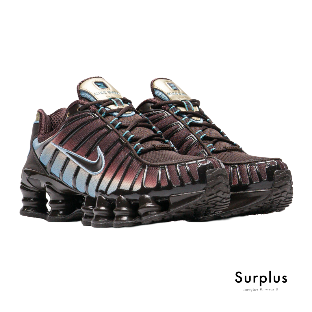 Nike Shox TL Velvet Brown & Denim Turquoise "Ocean Coast"