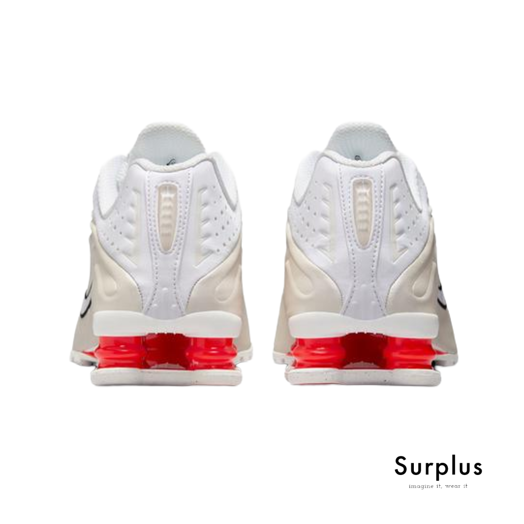 Nike Shox R4 "White /Phantom/Picante Red"