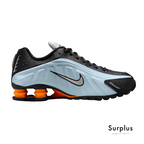 Nike Shox R4 Blue Tint /Metallic Silver/Total Orange