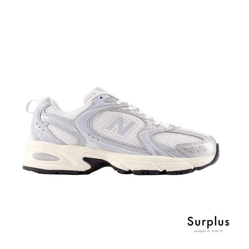 New Balance 530 Light Grey & White Clourway