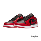 Jordan 1 Low Reverse "Red & Black" Bred