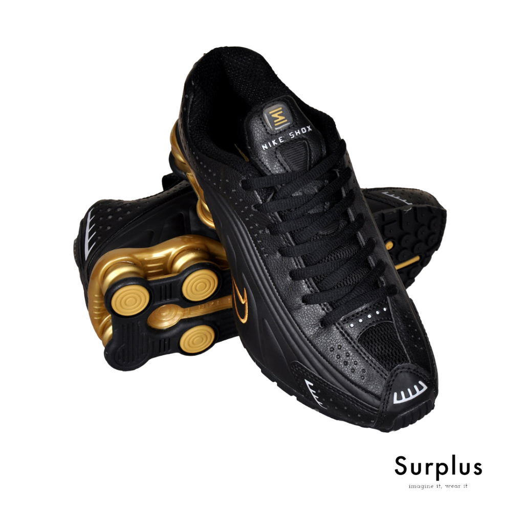Nike Shox R4 Black/Gold