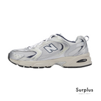New Balance 530 White & Metallic Blue