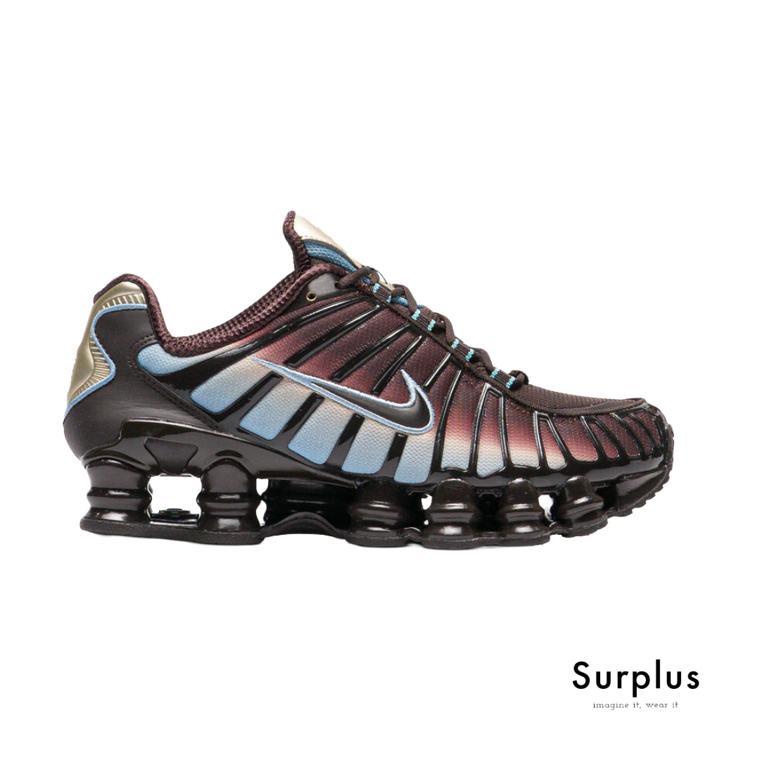 Nike Shox TL Velvet Brown & Denim Turquoise "Ocean Coast"