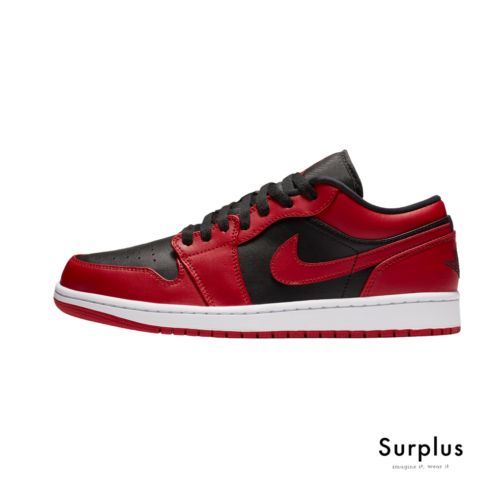 Jordan 1 Low Reverse "Red & Black" Bred
