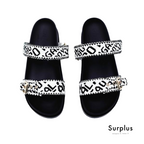 Culture Mule Sandals Black & White