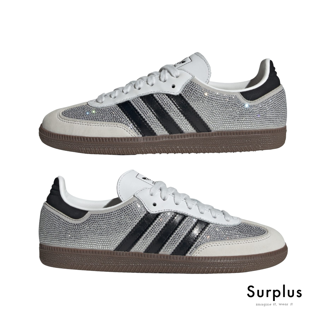 Adidas Samba OG Rhinestone Silver/Black
