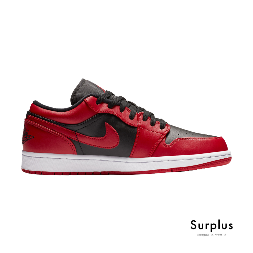 Jordan 1 Low Reverse "Red & Black" Bred