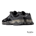 New Balance 9060 Black Casterock / Rain Cloud Suede Low Top Lace-Up