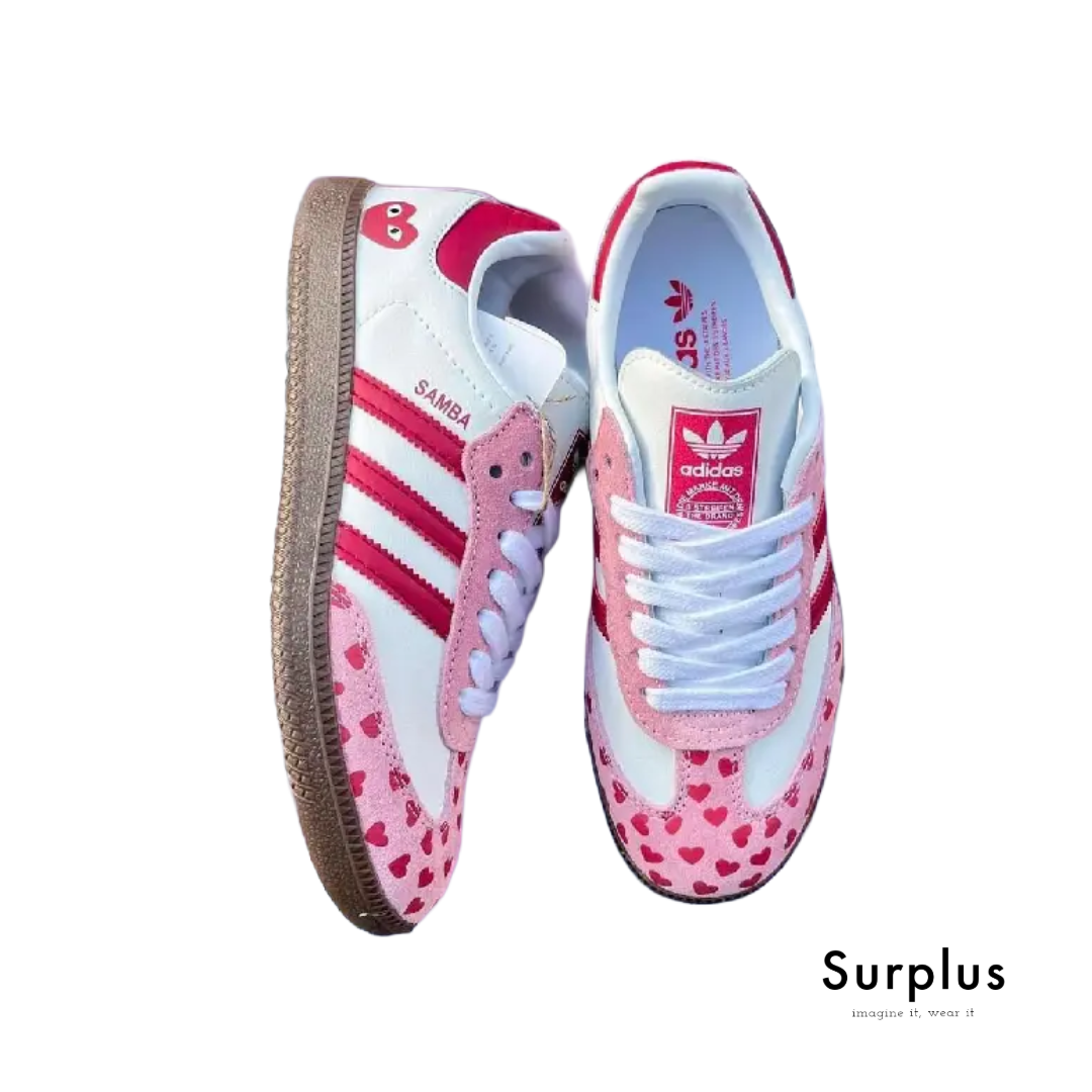 Adidas Samba x Comme des Garcons Play White/Pink