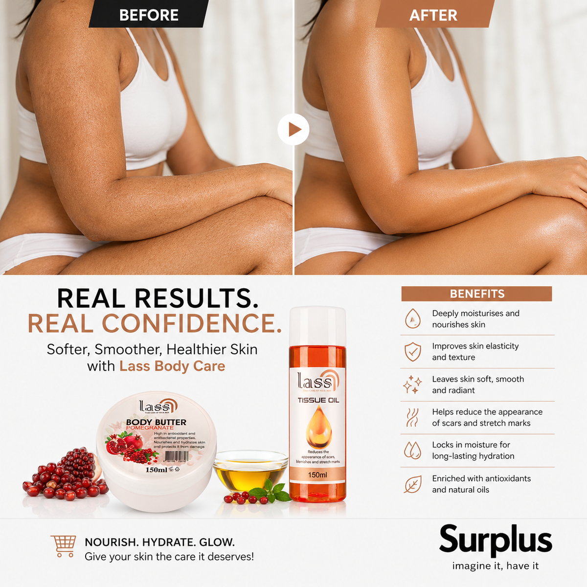 Smooth & Radiant Body Skin Combo