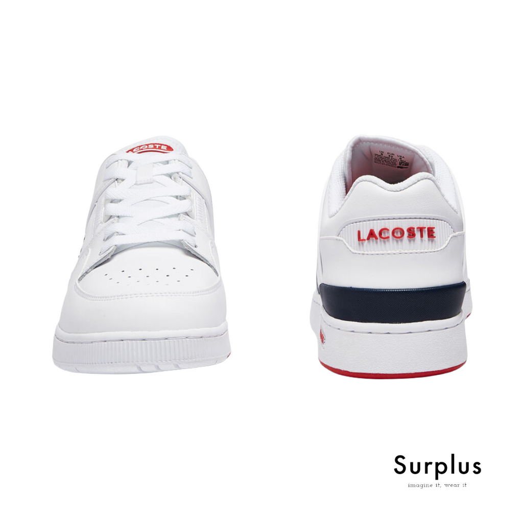 Lacoste Court Cage Leather White/Navy/Red