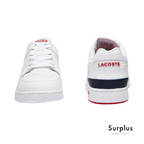 Lacoste Court Cage Leather White/Navy/Red