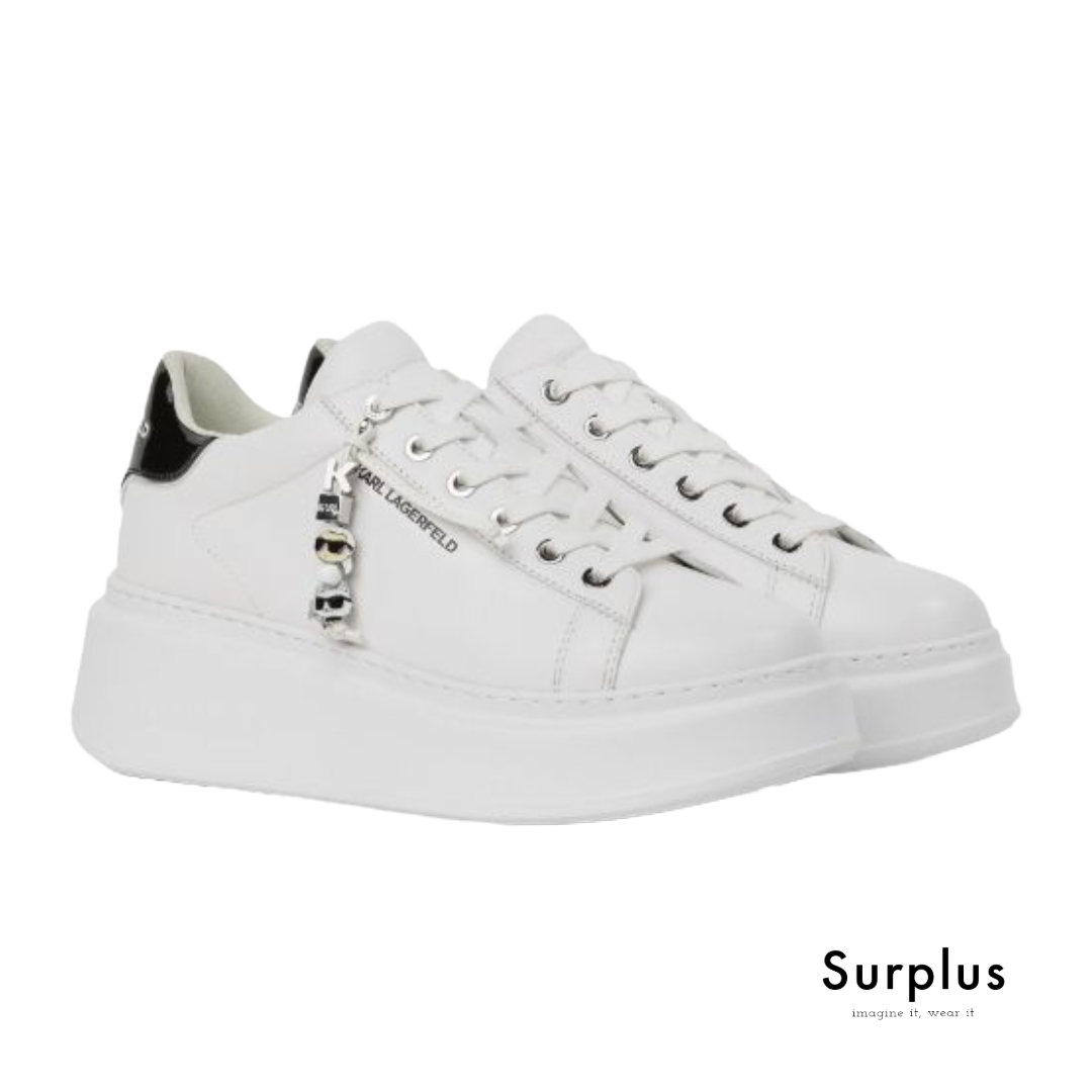 Karl Lagerfeld Relief Ikon Charm White