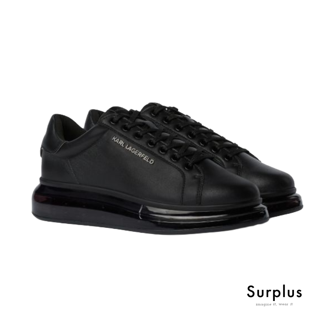 Karl Lagerfeld Kapri Kushion Lace Leather Black