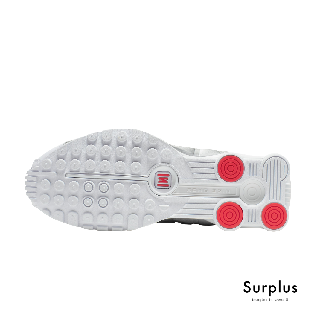 Nike Shox R4 "White /Phantom/Picante Red"