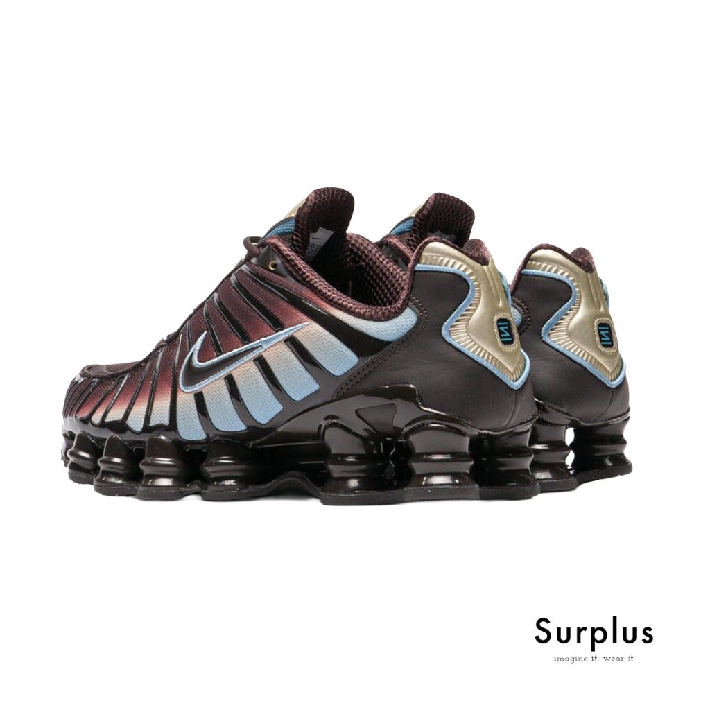 Nike Shox TL Velvet Brown & Denim Turquoise "Ocean Coast"