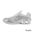 Nike Shox R4 White /Metallic Silver