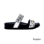 Culture Mule Sandals Black & White