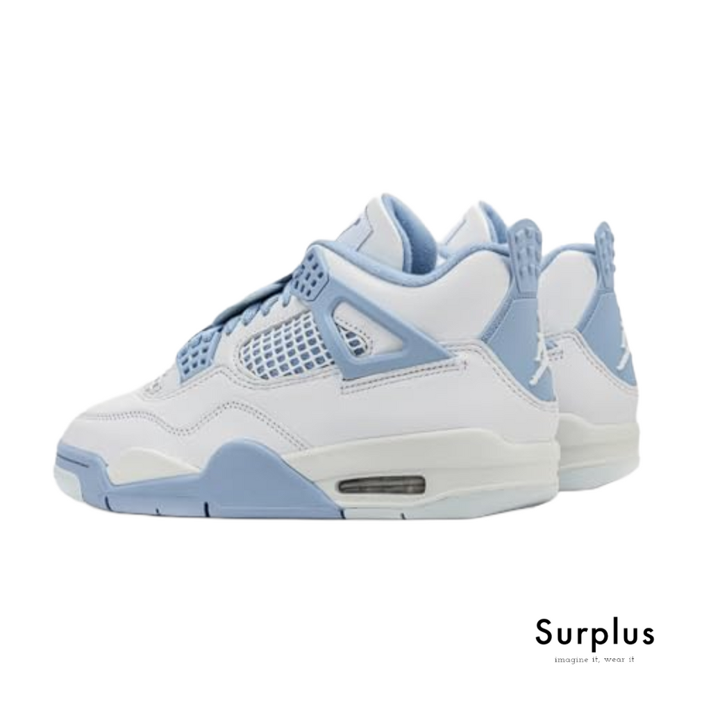 Jordan 4 Aluminum 'Forget Me Not' Blue & White