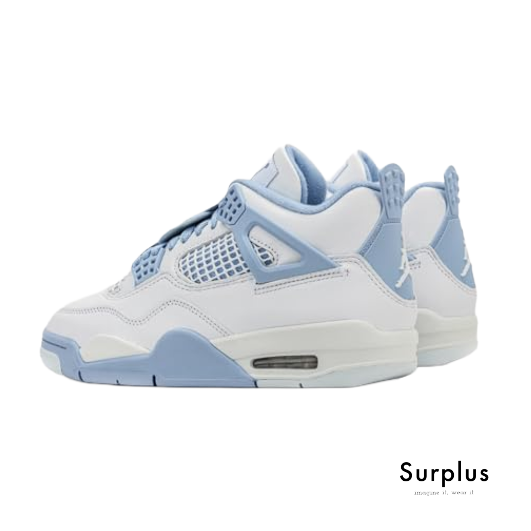 Jordan 4 Aluminum 'Forget Me Not' Blue & White