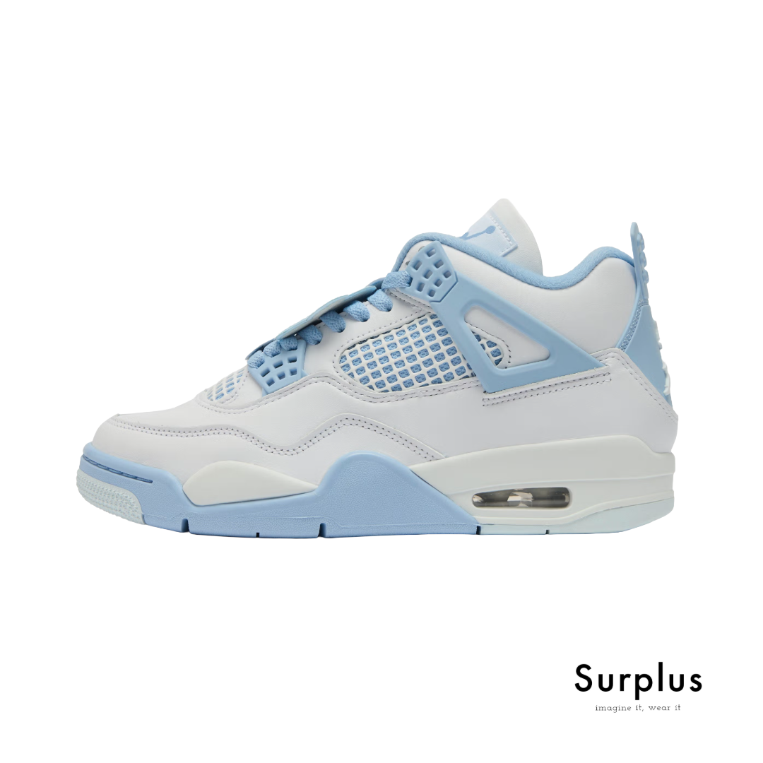 Jordan 4 Aluminum 'Forget Me Not' Blue & White
