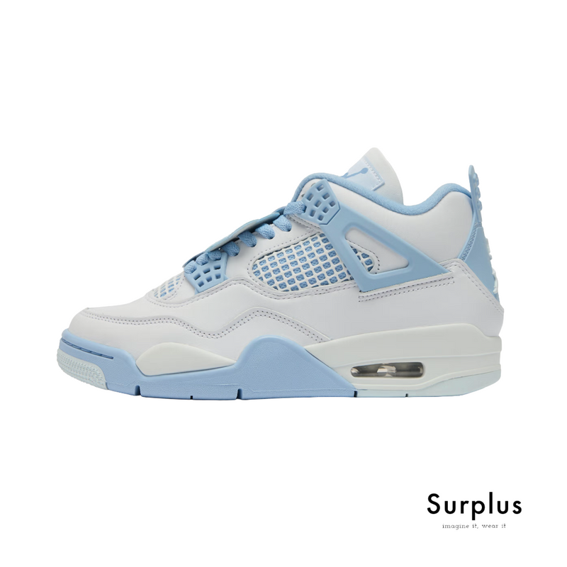 Jordan 4 Aluminum 'Forget Me Not' Blue & White