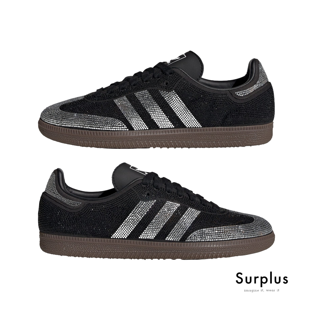 Adidas Samba OG Rhinestone Silver/Black