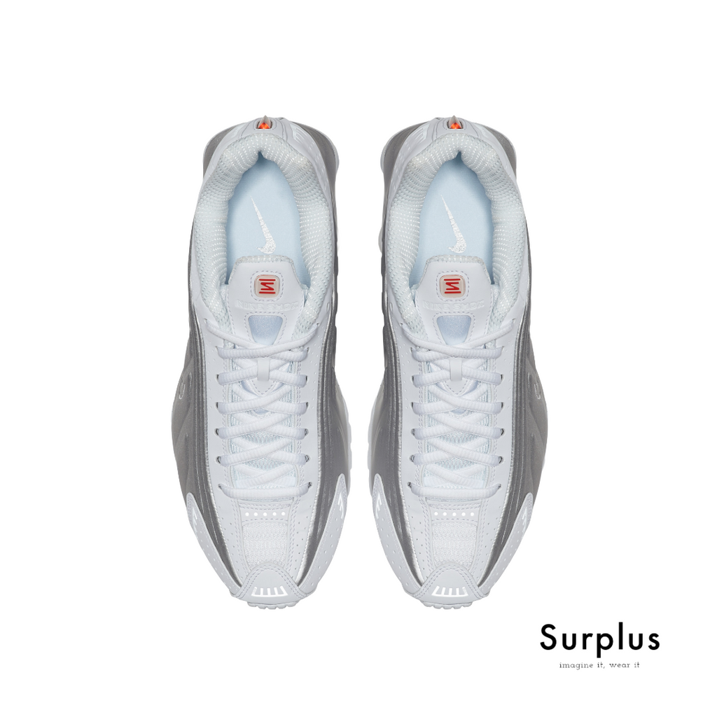 Nike Shox R4 White /Metallic Silver