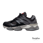 New Balance 9060 Black Casterock / Rain Cloud Suede Low Top Lace-Up