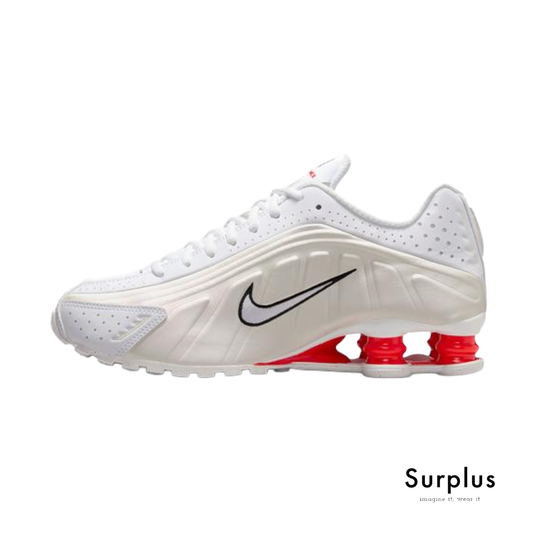 Nike Shox R4 "White /Phantom/Picante Red"