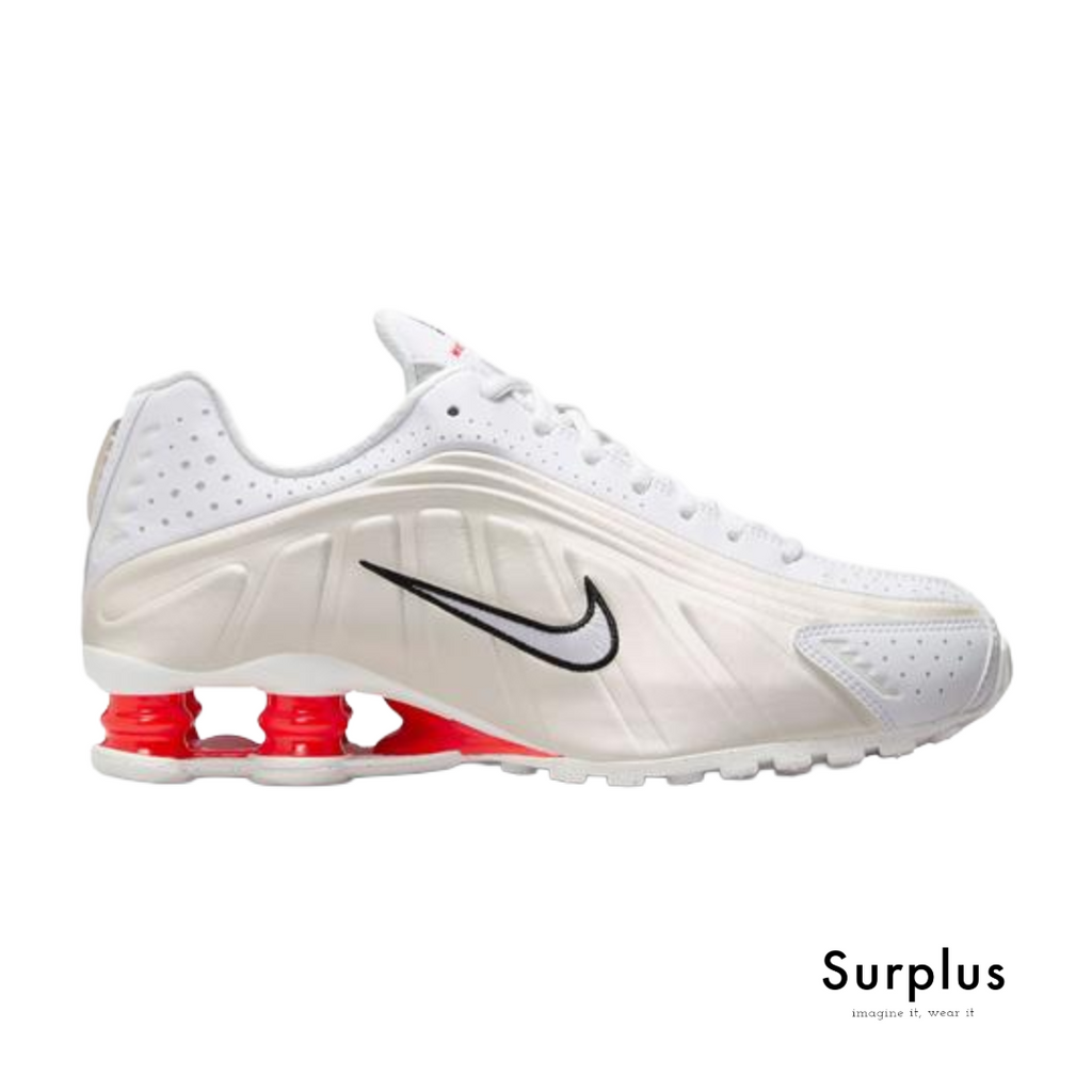 Nike Shox R4 "White /Phantom/Picante Red"
